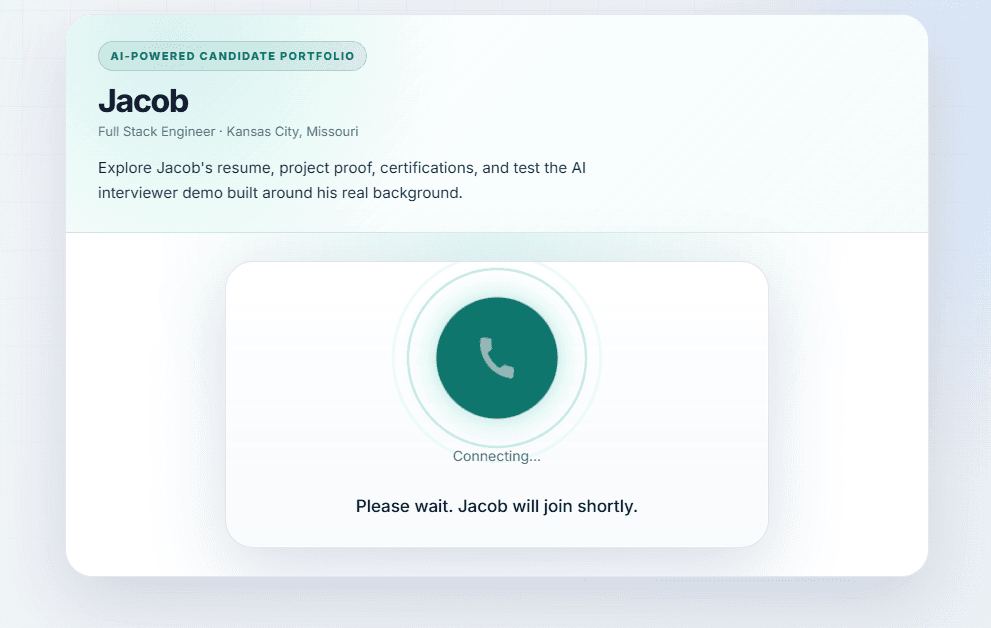 AI voice developer assistant connecting screen